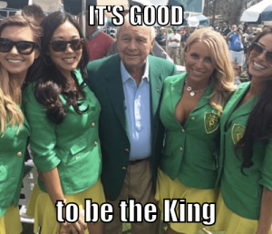 arnold palmer with beautiful women