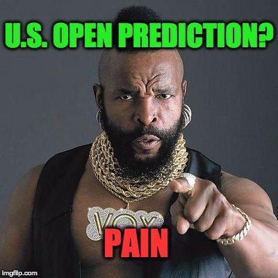 Mr. T us open prediction